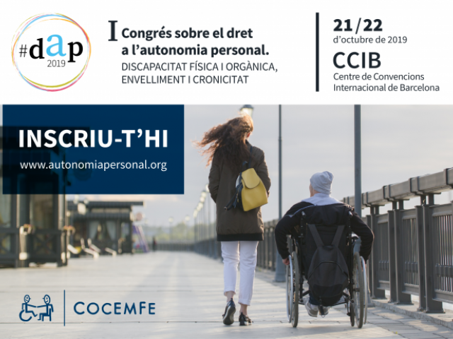 Imatge del registre d&#039;inscripció per assistir al I Congrés sobre el dret a l&#039;autonomia personal que se celebrarà en Barcelona els dies 21 i 22 d&#039;octubre