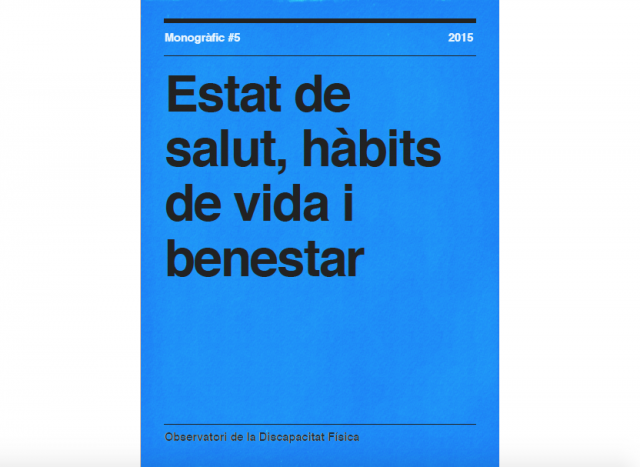 Estat de salut, hàbits de vida i benestar